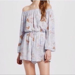 Mossimo Romper Size M Bell Long Sleeve